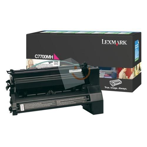 Lexmark C7700Mh Yüksek Kapasite Magenta Kırmızı Toner C7700 C7720