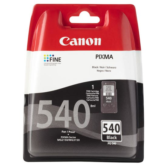 Canon Pg-540 Siyah Mürekkep Kartuşu (Blister) MG2150 MG3150