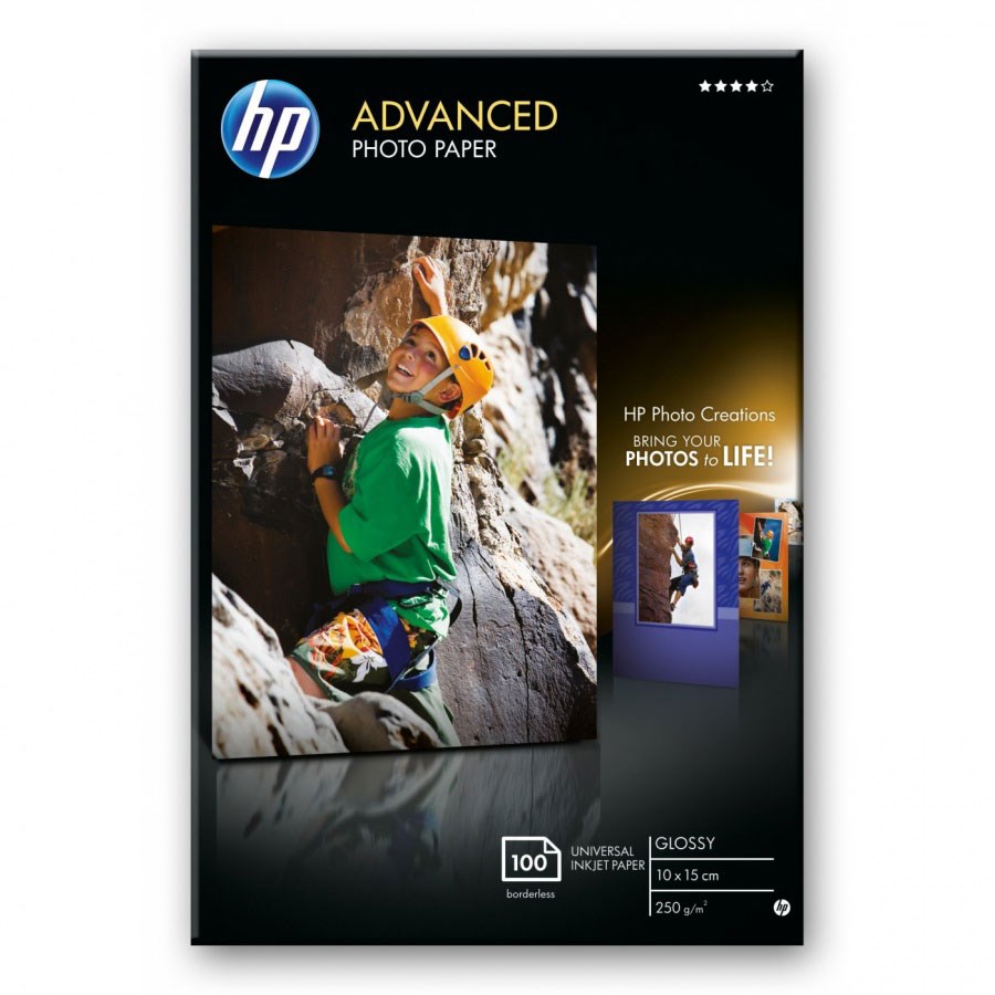HP Q8692A Avantajlı Parlak Fotoğraf Kağıdı 100 Yaprak 10x15cm Kenar Boşluksuz