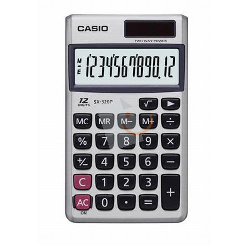 CASIO SX-320P 12 Hane Cep Tipi Hesap Makinesi