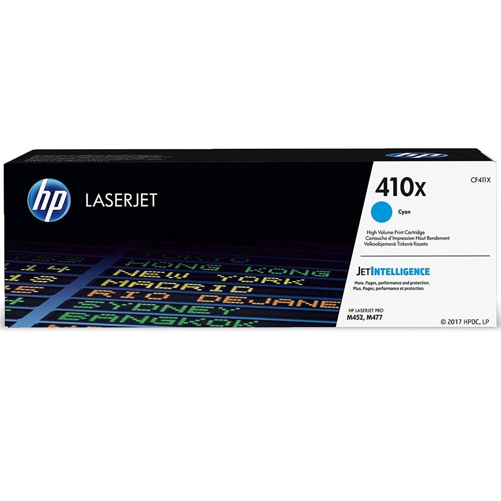 HP CF411X 410X Yüksek Kapasiteli Mavi Orijinal LaserJet Toner M452 M477