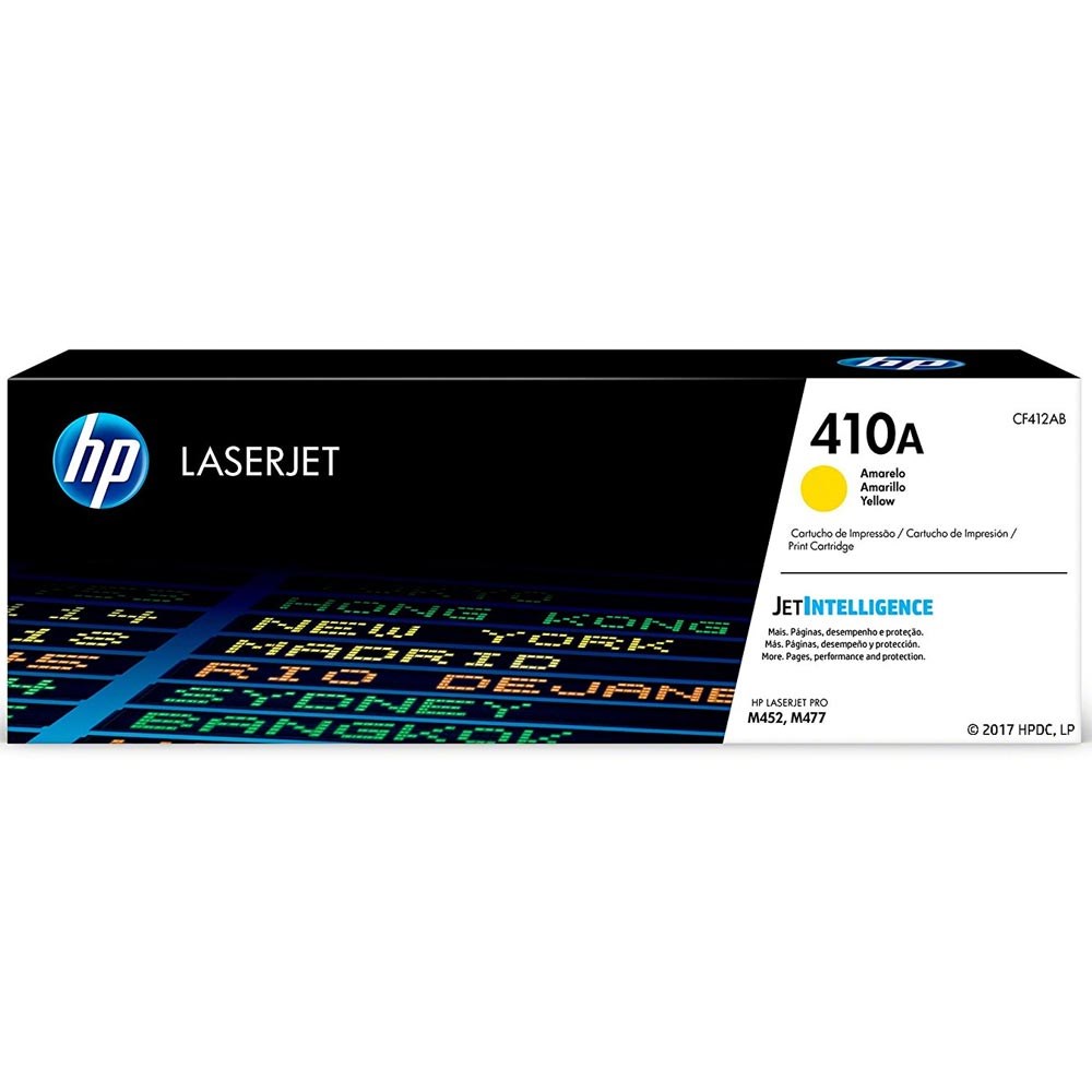 HP CF412A 410A Sarı Orijinal LaserJet Toner M452 M477