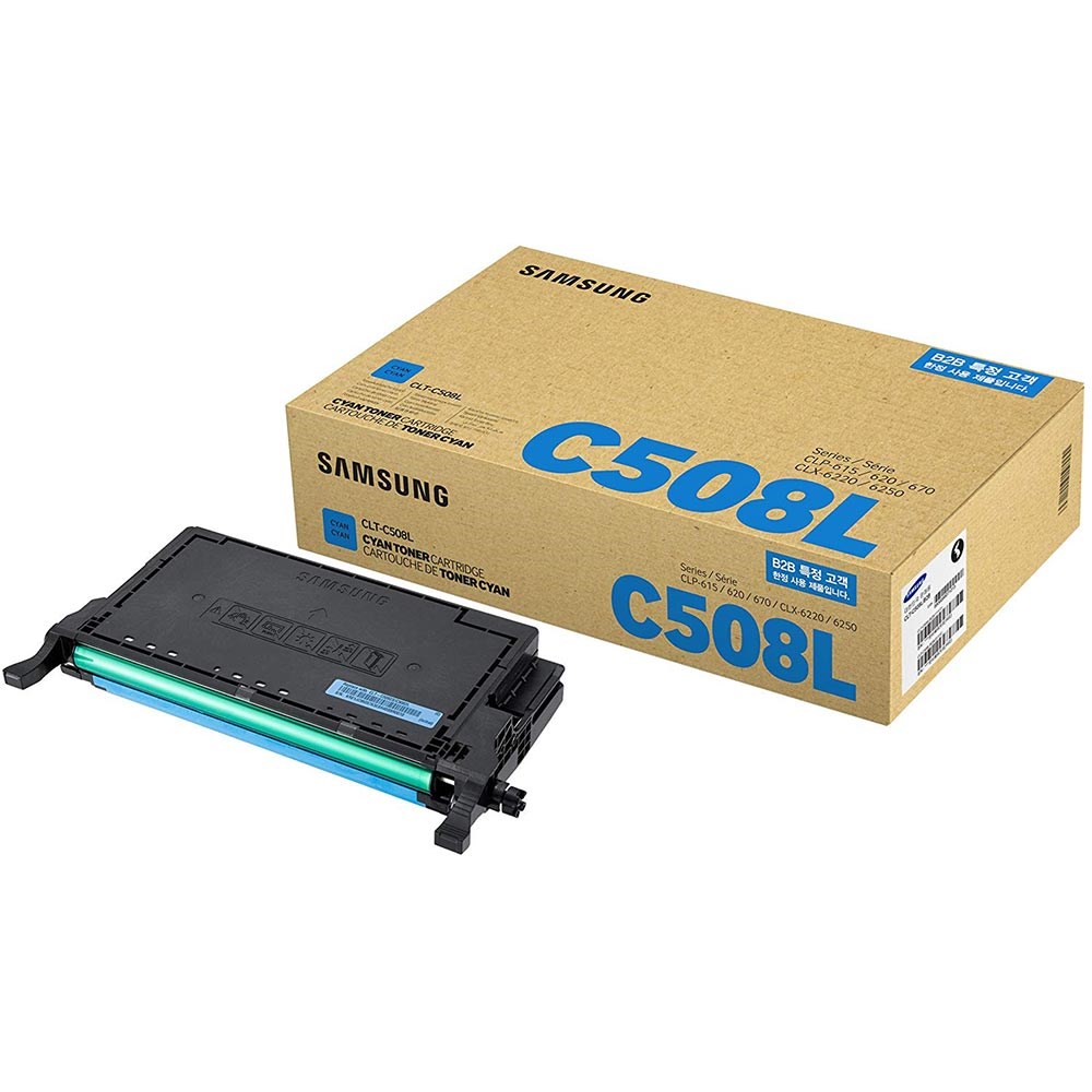 Samsung CLT-C508L/SEE (SU058A) Cyan-Mavi Toner CLP-620ND-670N-670ND CLX-6220-6250FX