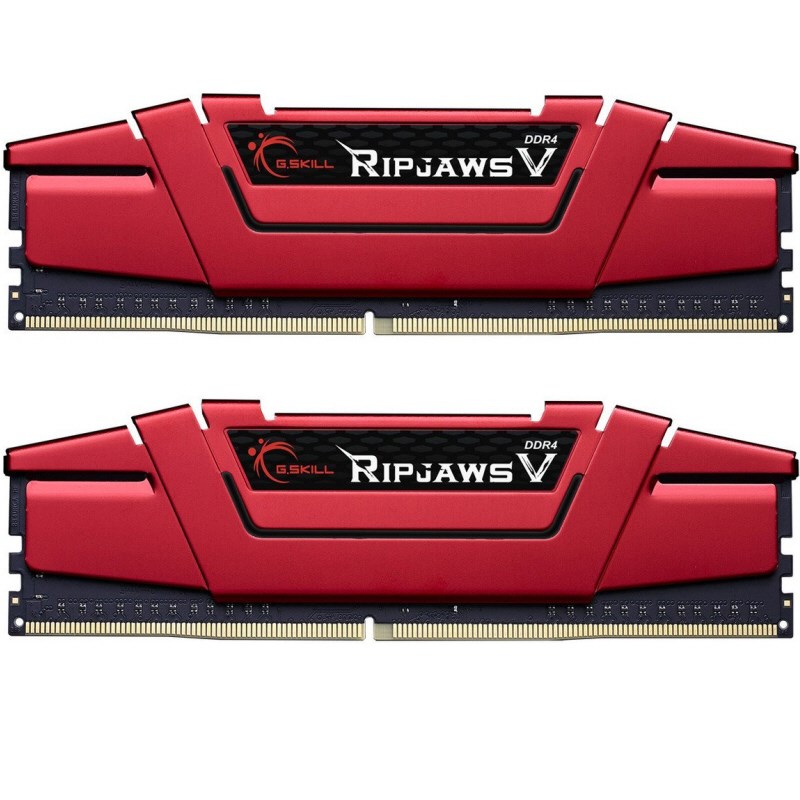 G.SKILL F4-2400C15D-16GVR Ripjaws V Kırmızı 16GB (2x8GB) DDR4 2400Mhz CL15 Dual Kit