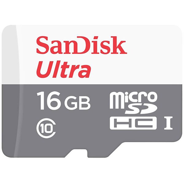 SanDisk SDSQUNB-016G-GN3MN Ultra 16GB microSDHC UHS-I 48MB C10 Bellek Kartı