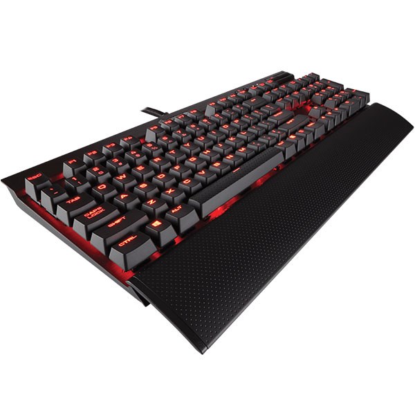 Corsair CH-9101020-TR K70 LUX Red LED Işıklı Mekanik Q TR Gaming Klavye Cherry MX Red