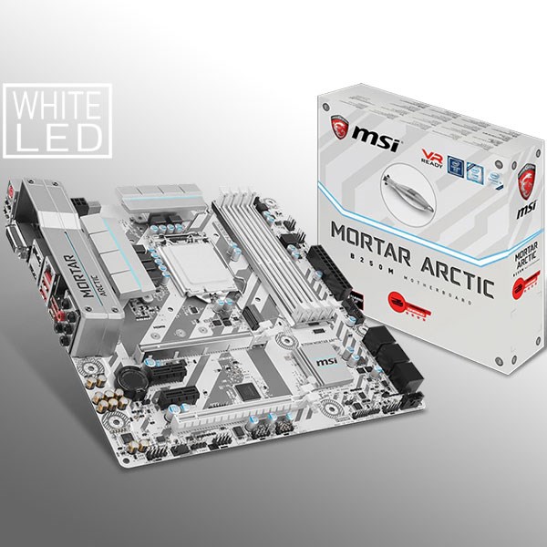 B250m Mortar Msi Mortar Arctic H270m MSI B250M MORTAR ARCTIC DDR4