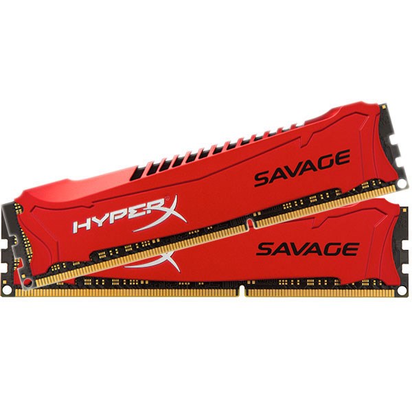 HyperX HX316C9SRK2/8 Savage Red 8GB (2x4GB) DDR3 1600MHz CL9 Dual Kit