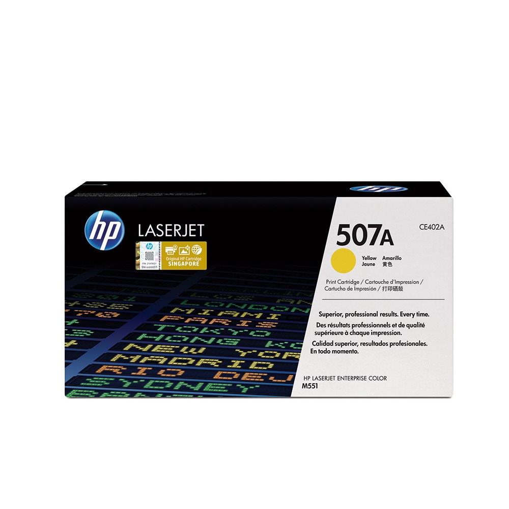 HP Color Laserjet 507A M551N Sarı Toner