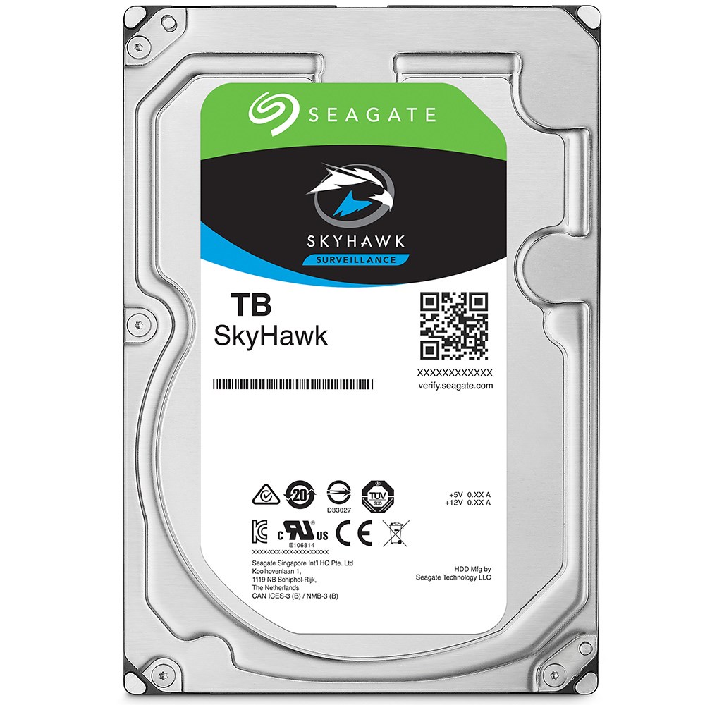 Seagate Skyhawk ST1000VX005 1TB 64MB 5900Rpm SATA3 7x24 Güvenlik 3.5 Disk