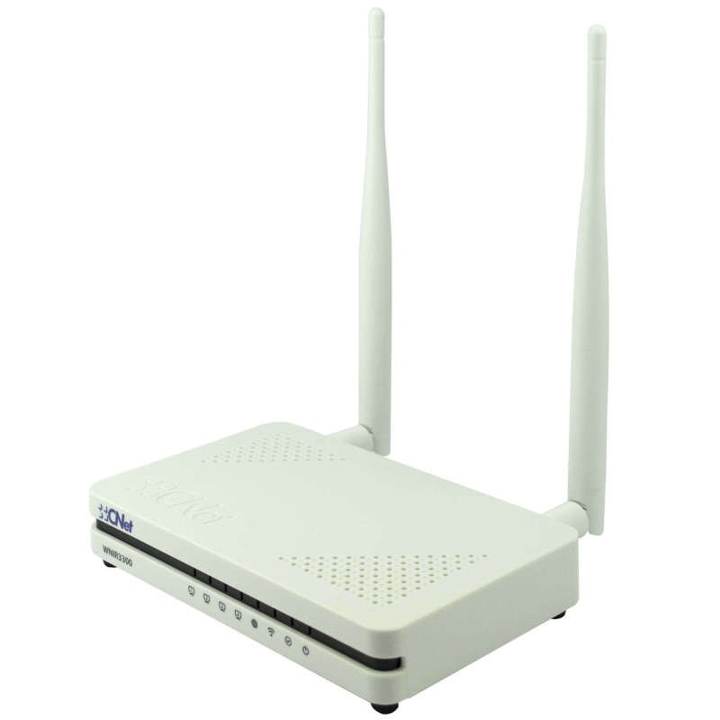 CNet WNIR3300 4 Portlu 300Mbps 2x 5dBi Değiştirebilir Antenli AP Router Repeater