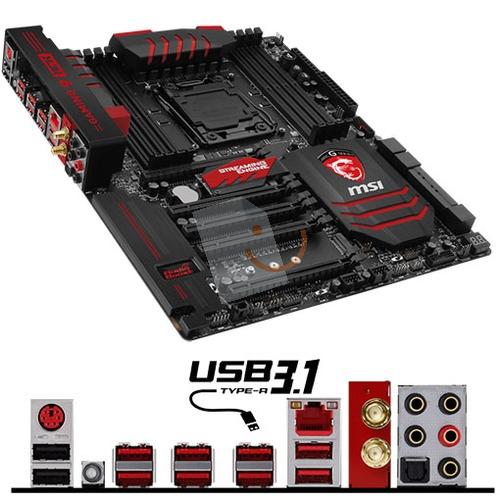 Msi X99s Gaming Ack MSI X99A GAMING ACK DDR4 3333MHz Killer Ac USB 16x
