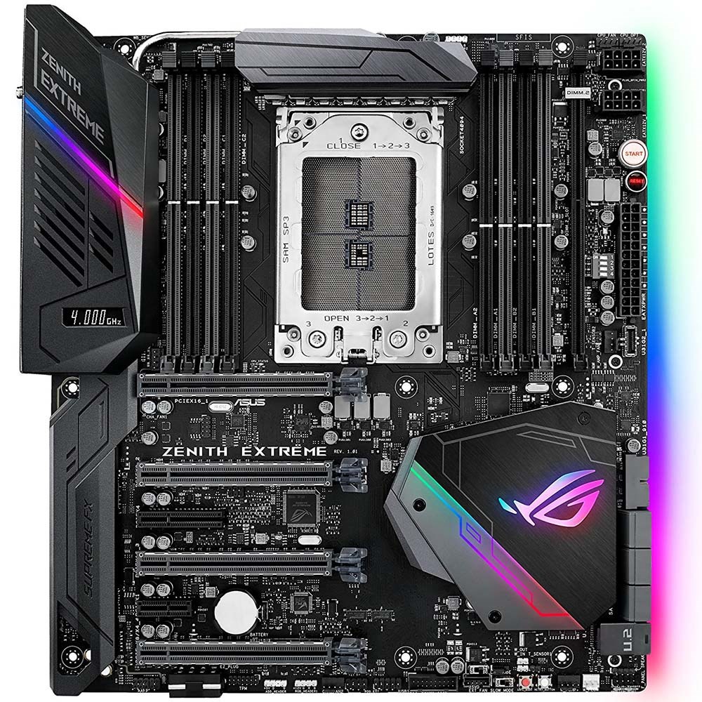 Asus ROG ZENITH EXTREME X399 DDR4 M.2 U.2 WiGig 16x Threadripper SocketTR4 E-ATX