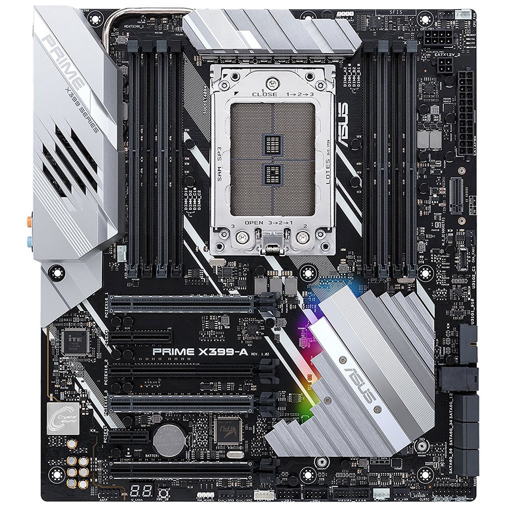 Asus PRIME X399-A DDR4 M.2 U.2 Aura Sync 16x SocketTR4 E-ATX