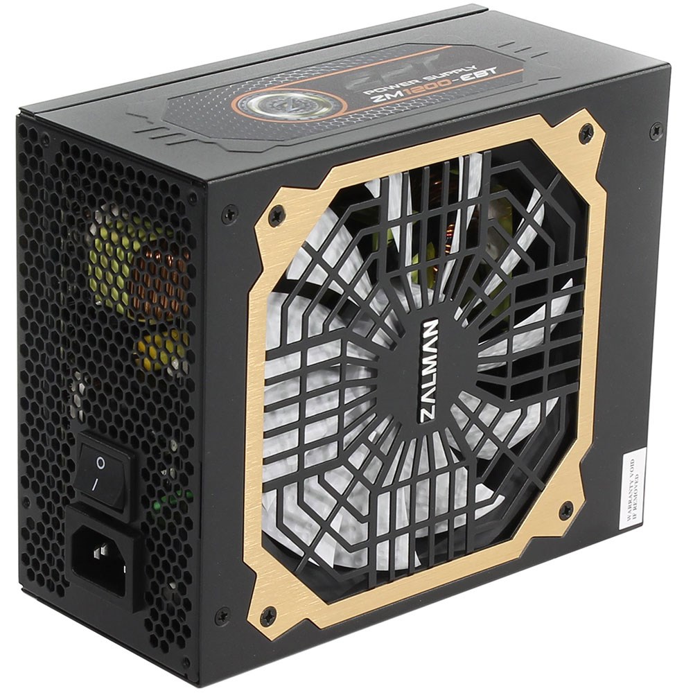 Zalman ZM1200-EBT 1200W Aktif PFC 120mm Fanlı 80+ Plus Gold Modüler PSU