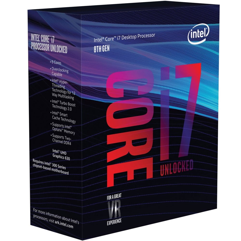 Intel Core i7-8700K Coffee Lake 4.7GHz 12MB UHD 630 Lga1151 İşlemci
