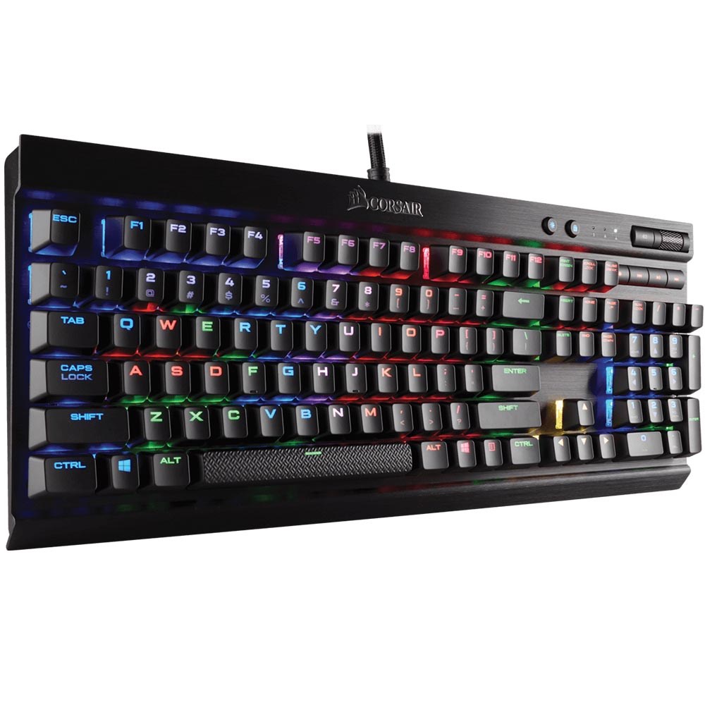 Corsair CH-9101014-TR Gaming K70 RGB RAPIDFIRE Işıklı Mekanik Q TR Klavye Cherry MX Speed RGB