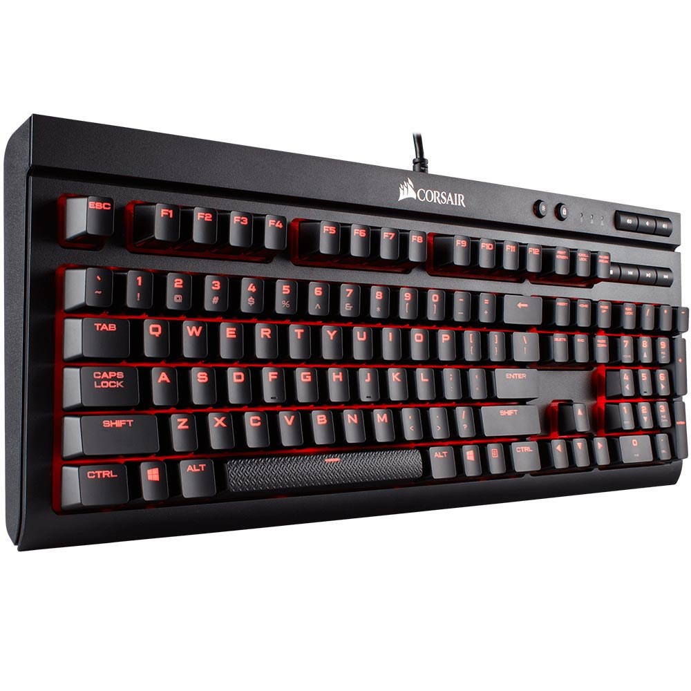 Corsair K68 Red LED Işıklı Mekanik Cherry MX Red CH-9102020-TR Gaming Q TR Klavye