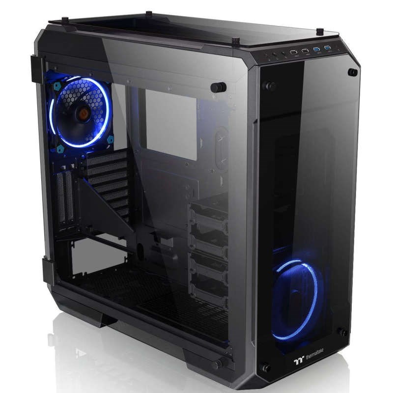 Thermaltake CA-1I7-00F1WN-00 View 71 TG E-ATX Full Tower Siyah Gaming 4 Camlı Kasa