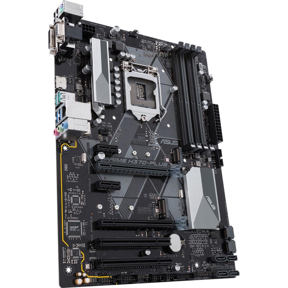 Asus PRIME H370-PLUS DDR4 M.2 HDMI DVI LED Lga1151 ATX