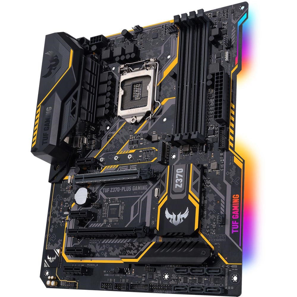 Asus TUF Z370-PLUS GAMING DDR4 M.2 HDMI DVI RGB LED Lga1151 ATX