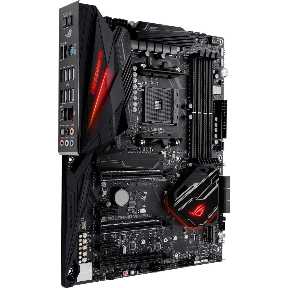 Asus ROG CROSSHAIR VII HERO X470 DDR4 Aura RGB M.2 16x AM4 ATX