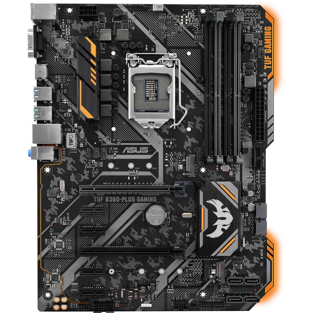 Asus TUF B360-PLUS GAMING DDR4 HDMI D-Sub Aura RGB Lga1151 ATX