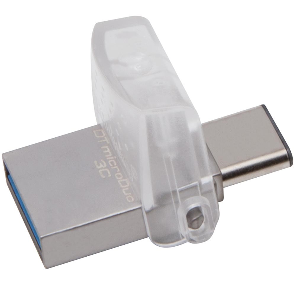 Kingston DTDUO3C/32GB DataTraveler microDuo 3C 32GB Usb-USB Type-C 3.1 Flash Bellek