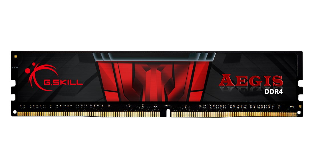 GSKILL F4-3000C16S-8GISB Aegis DDR4-3000Mhz CL16 8GB (1x8GB) (16-18-18-38) 1.35V