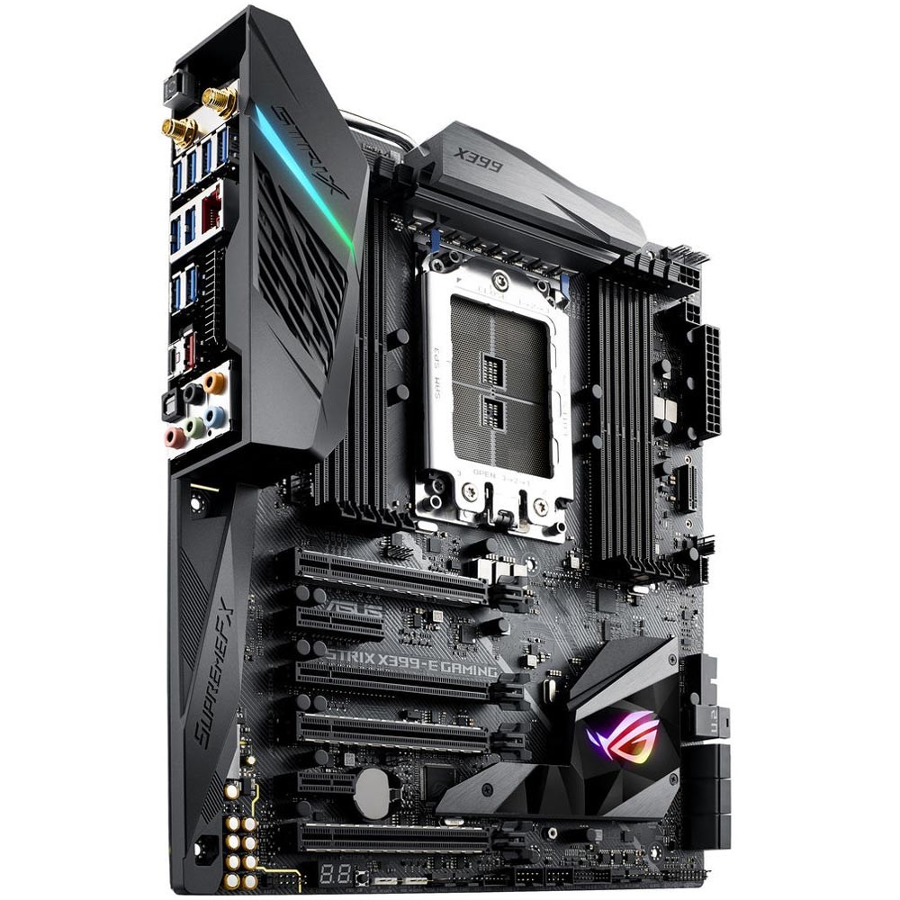 Asus ROG STRIX X399-E GAMING DDR4 M.2 U.2 Wi-Fi ac Aura Sync RGB LED 16x SocketTR4 E-ATX