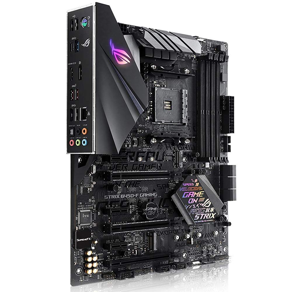 Asus ROG STRIX B450-F GAMING DDR4 M.2 HDMI DP Aura LED 16x AM4 ATX