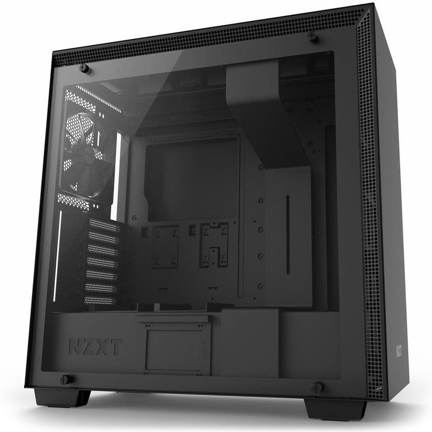 NZXT CA-H700B-B1 H700 Mat Siyah Temperli Cam ATX PSUsuz Kasa