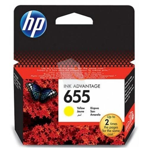 HP 655 CZ112AE Sarı Kartuş 3525, 4615, 4625, 5525, 6 Serileri