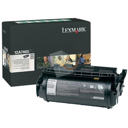 Lexmark 12A7465 Yüksek Kapasite Siyah Toner T632 X632 T634 X632E