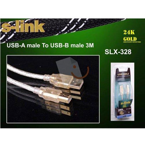 S-Link SLX-328 3M Usb 2.0 Yazıcı Kablosu Kutulu