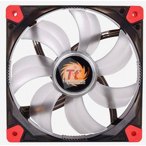 Thermaltake CL-F017-PL12RE-A Luna Anti-vibration 120 mm Kırmızı LEDli Sessiz Fan