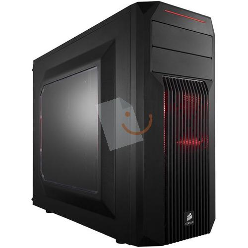 Corsair CC-9011051-WW Carbide Series SPEC-02 Red LED Mid-Tower PSUsuz Siyah Kasa