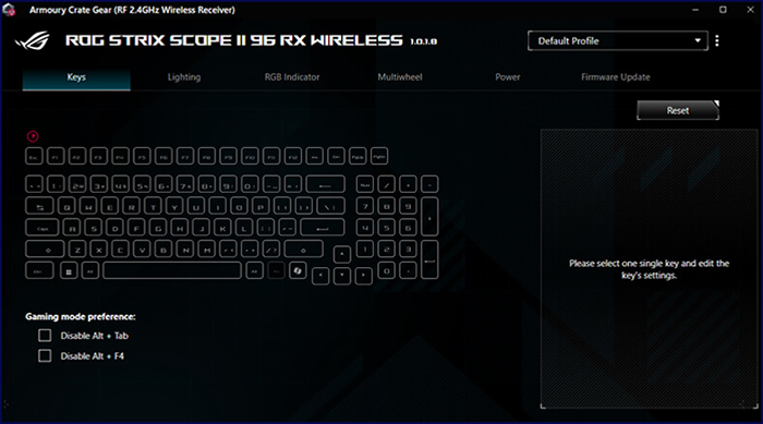 ROG Strix Scope II 96 RX Wireless ROG Strix Scope II 96 RX Wireless